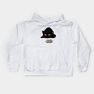 Easter Egg Hunt Kitty Kids Hoodie